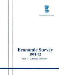 The 1991–92 Economic Survey of India highlights the impending balance-of-payments crisis and underscores the need for economic reforms